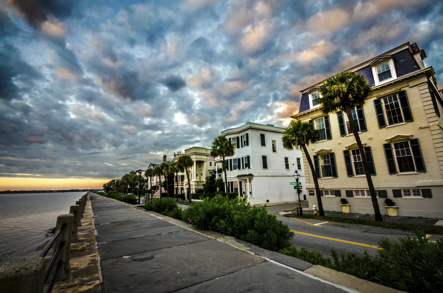 iStock_000028171860_Full Colorful waterfront homes during sunset in Charleston.