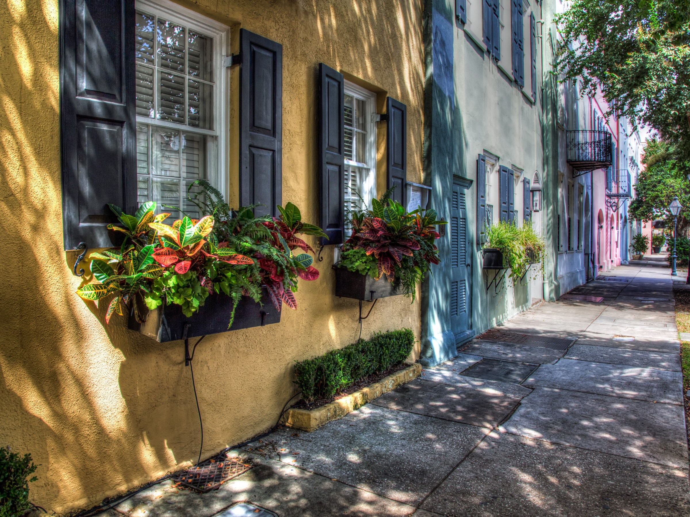Rainbow Row Charleston