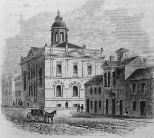 a vintage photo of an old building
